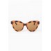 Vivi Tortoiseshell Curved Sunglasses