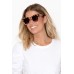 Crush Peach Splice Square Sunglasses