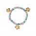 MILLEFIORI BEADED AZALEA CHARM BRACELET