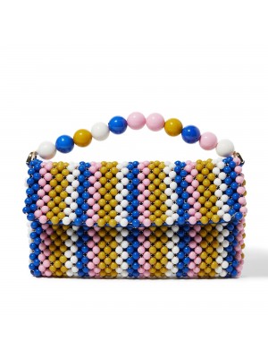 RIVIERA RAINBOW CLAUDETTE BEADED CLUTCH