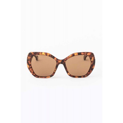 Ida Brown Leopard Sunglasses