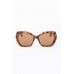 Ida Brown Leopard Sunglasses