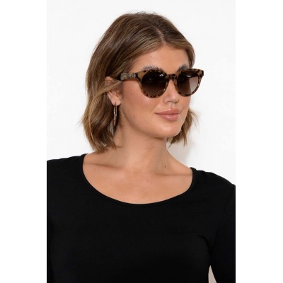 Vada Leopard Sunglasses