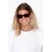 Onassis Tortoiseshell Square Sunglasses