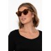 Vivi Tortoiseshell Curved Sunglasses