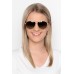 Mara Gold Aviator Sunglasses