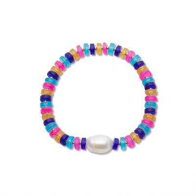 RIVIERA RAINBOW CAMILO BEADED STRETCH BRACELET