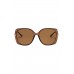 Vintage Taupe Oversized Sunglasses