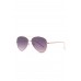 Dallas Rose Gold Aviator Sunglasses